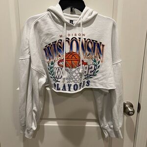 Cropped Basketball Hoodie